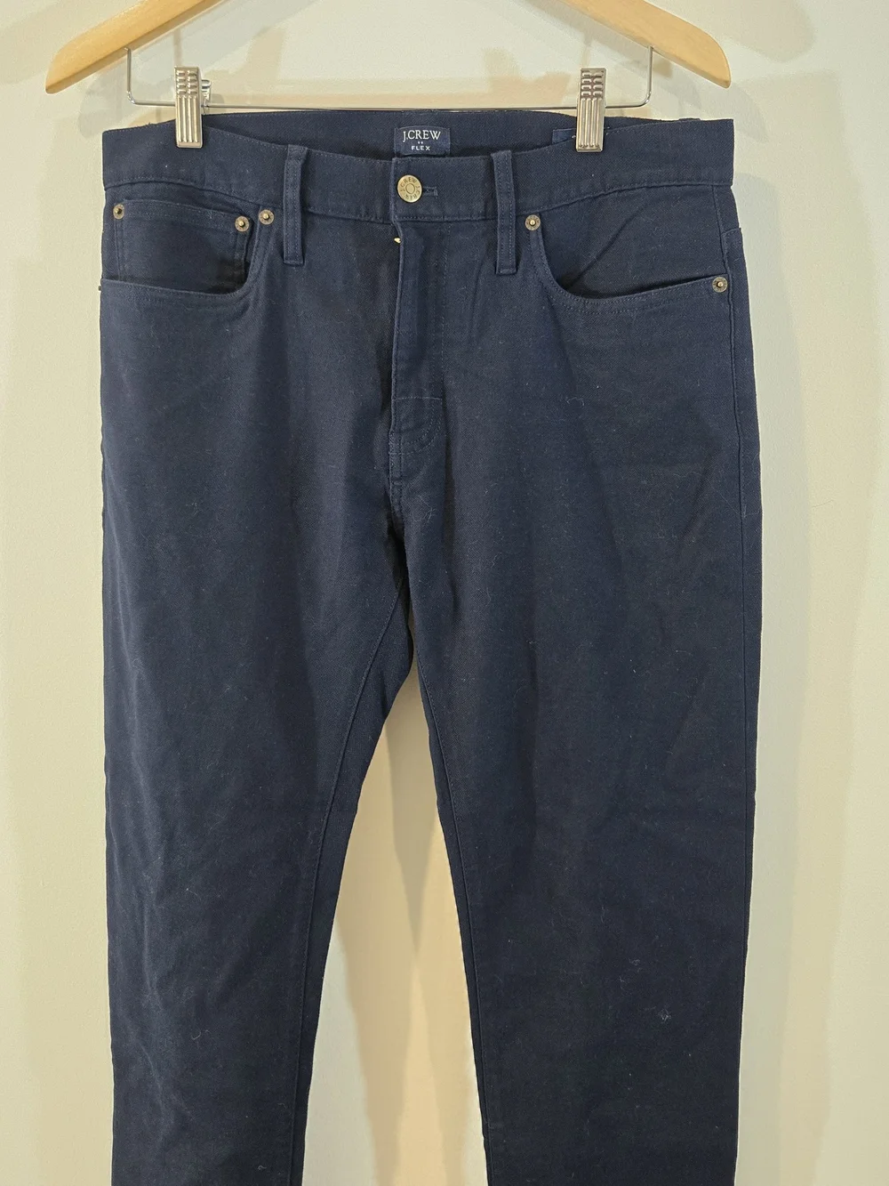 NEW J Crew Flex Navy Blue Slim Jeans Pants Sz 31 X 30 Mens NWT $80